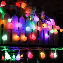 

Valentine Lights Outdoor String Light Garland Globe Festoon Ball Lamp Wedding Wall Party Decoration Holiday Connectable Lighting