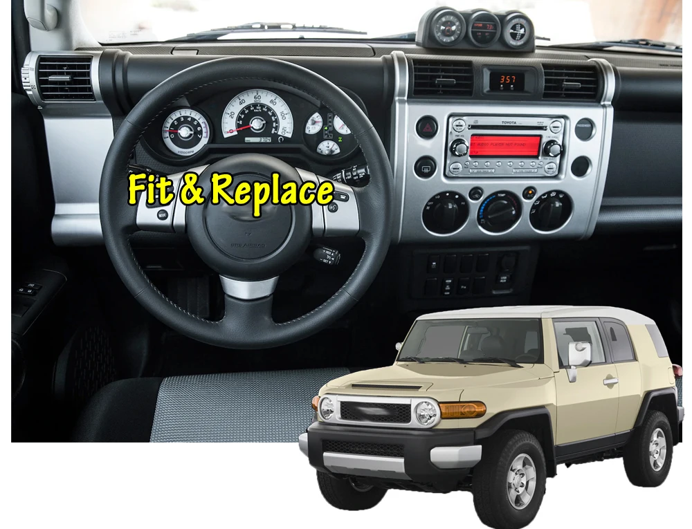 Liislee Android для Toyota FJ Cruiser XJ10 2006~ стерео автомобильный экран Встроенный Carplay DSP gps навигационная карта навигация Мультимедиа