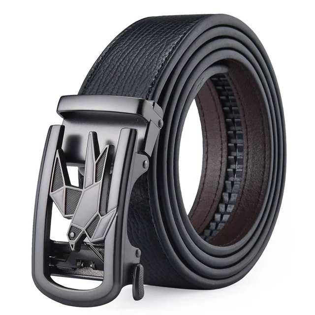 Famous Brand Designer Male Belt New Arrival Brown Black Leather Strap Men's Belts Luxury Automatic Buckle Belts For Men B700 K232S10