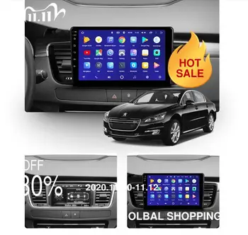 

Android 10.0 4G Car Multimedia Radio Player GPS For Peugeot 508 2011 2012 2013-2018 GPS Navigation video player support carplay