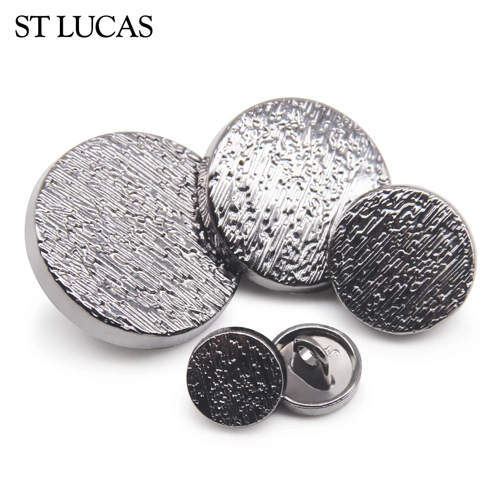 10pcs/lot New fashion classic big sewing button decorative gold black buttons for clothing overcoat accessories DIY