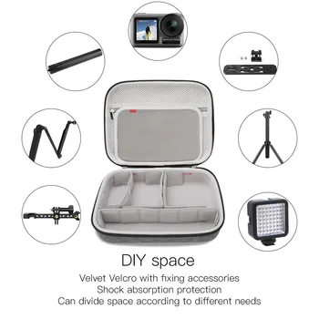 

Portable Handheld Hard Bag Storage Carry Case For DJI OSMO Action Camera Portable design,small and light for travel