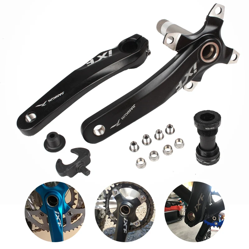 

MTB Bicycle Crankset Bicycle Crank Set Professional 104 BCD CNC Untralight Crank Arm BB Crank for Cycling Cycle Chainwheel