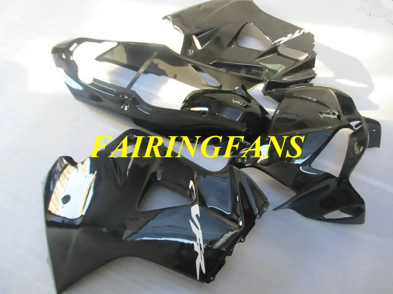 Мотоцикл обтекателя тела для HONDA VFR800 98 99 00 01 VFR 800 1998 1999 2000 2001 глянцевый черный Обтекатели на кузов+ подарки HI10