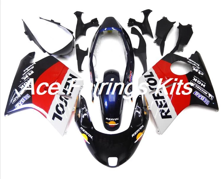 ABS литья под давлением обтекатель комплект Подходит для Honda CBR1100XX cbr1100 1100xx Blackbird 1996-2007 Обтекатели набор хороший Repsol