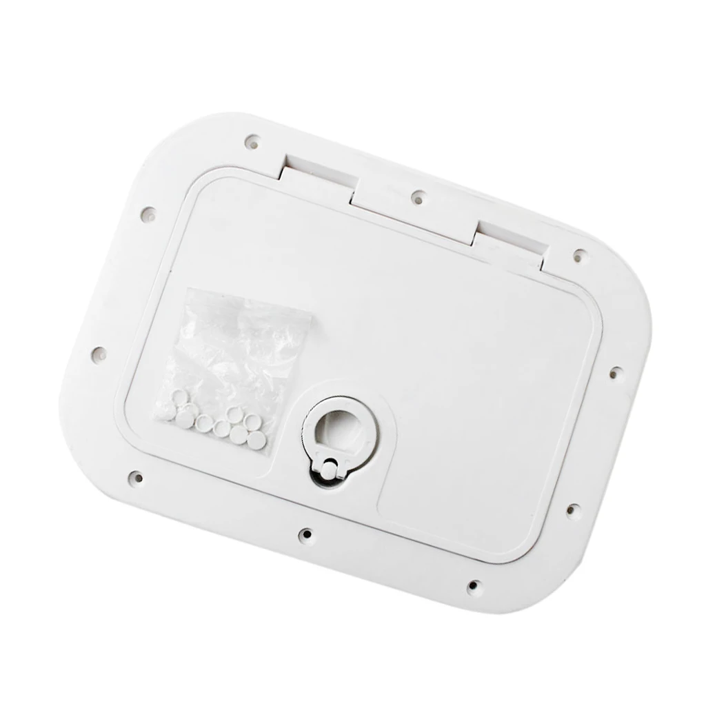  Marine Deck Plate Inspection Hatch Plastic Access Boat RV 375x280mm