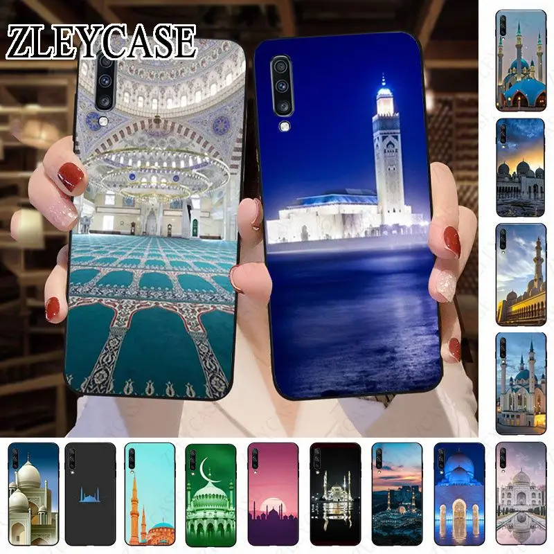 Custodia Per Telefono Da Costruzione Moschea Musulmana Araba Per Samsung Galaxy A12 A13 A14 5G A21S A22 A23 A32 A50 A51 A52 A53 A70 A71 A73 5G Shell
