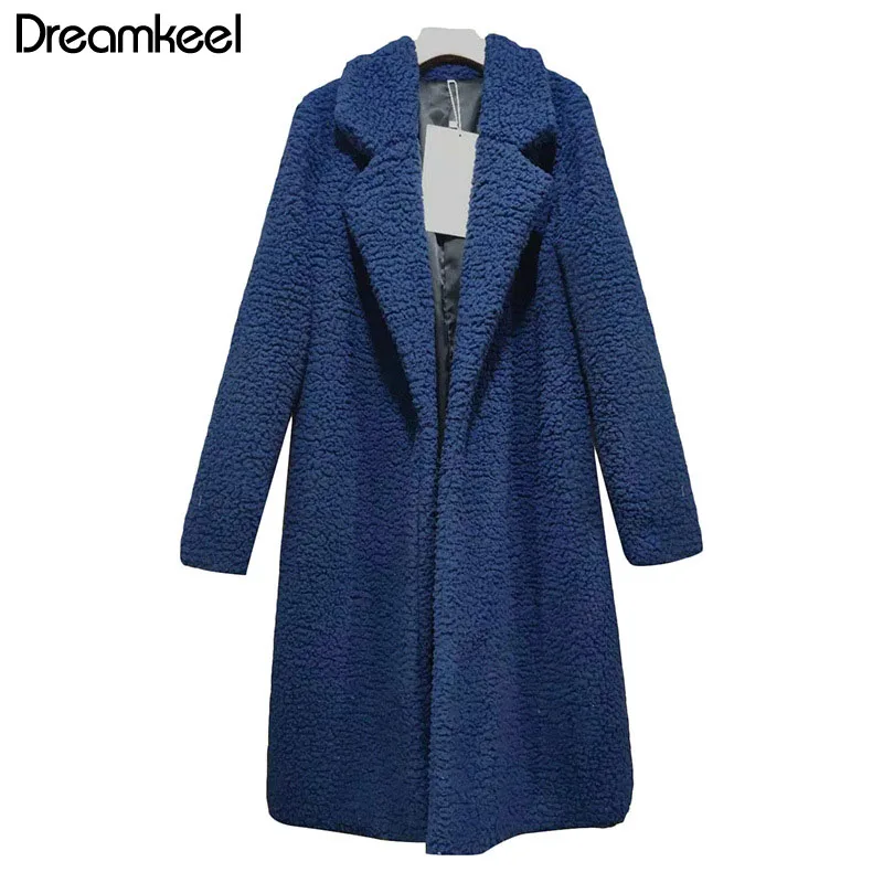 Пальто из искусственного меха, Женская осенне-зимняя куртка, пальто, теплая пушистая длинная куртка с отворотами, большие размеры, верхняя одежда, кардиган, тонкие пальто Y