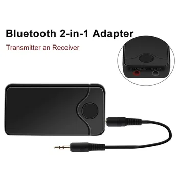 

Audio Adapter Wireless Bluetooth Audio Transmitter Splitter Receiver Multi-point Music Adapter for TV Headphones Home Car Stereo