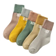 5 пар компрессионных носков для женщин, хлопковые милые хлопковые спортивные осенние носки для девочек, забавные Женские носочки#4