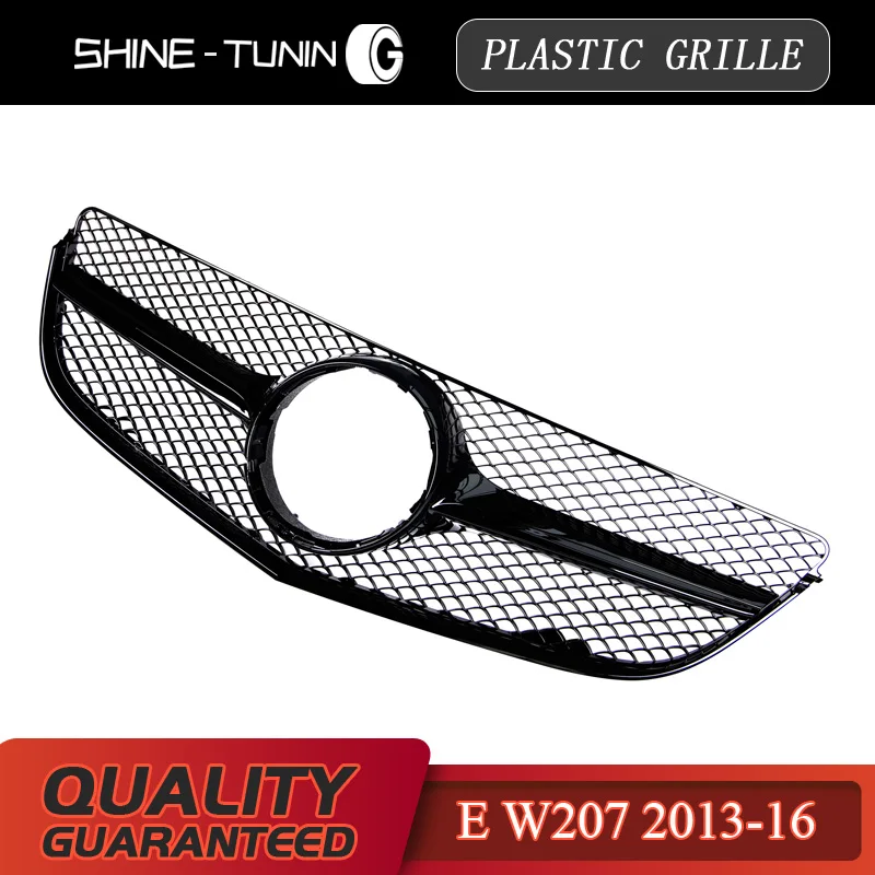 Передняя решетка подходит для mercedes E class W207 grill A2078803183 A2078803283 E200 E260 E300-16 без emble серебристого цвета