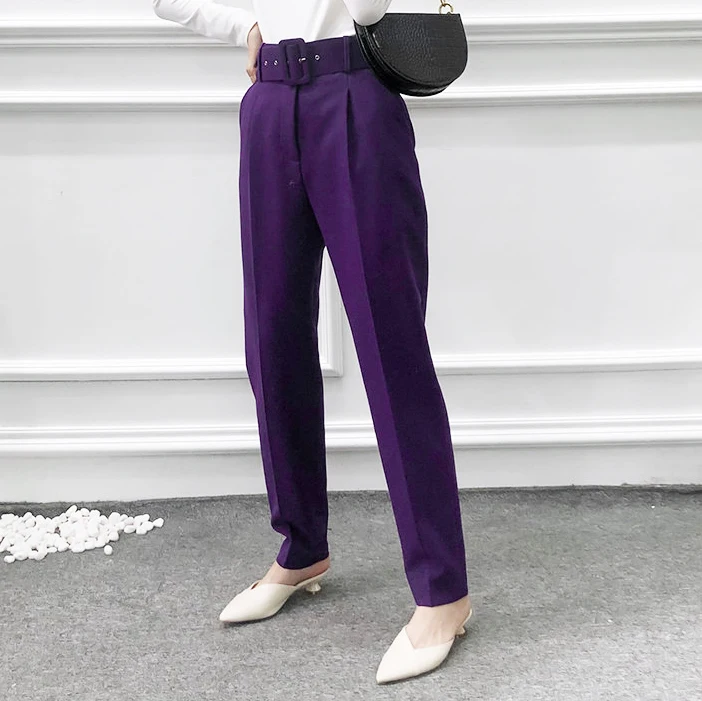 Формальные зимние офисные брюки для женщин элегантные офисные брюки корейский костюм брюки женские элегантные женские брюки карандаш
