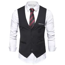 Mens Slim Dress Vest Black Blue Red Waistcoat for Men Sleeveless Jacket Blazer Business Casual Suit Vests Formal Chaleco Hombre Mens Slim Dress Vest Black Blue Red Waistcoat for Men Sleeveless Jacket Blazer Business Casual Suit Vests Formal Chaleco Hombre