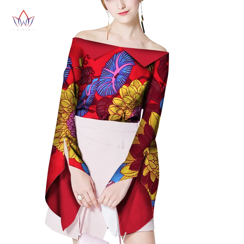 summer african clothing for women 6xl Dashiki other sexy Top one piece african clothes plus size cotton jacket print WY2051 - Цвет: 20