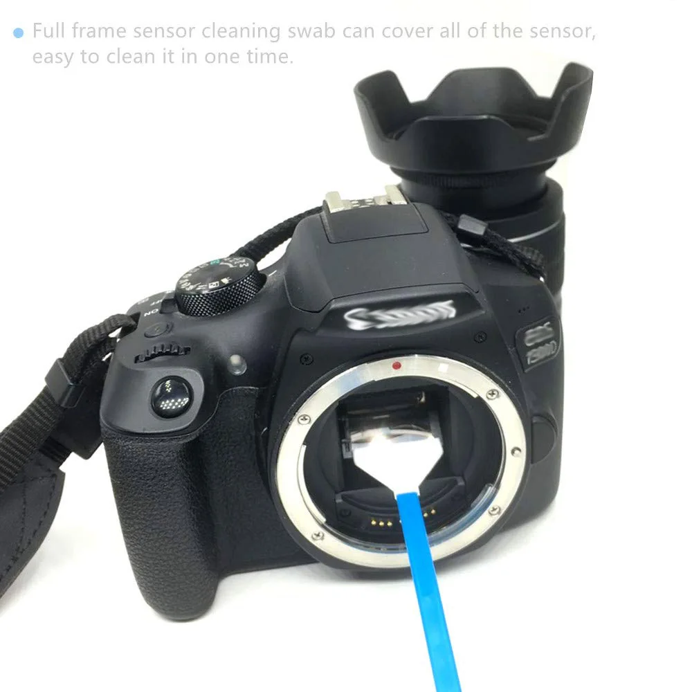 SANHOOII-DSLR SLR 드라이 풀 프레임 센서 클리닝 면봉, 전문가용 디지털 카메라 클리닝 키트, 10 피스/20 피스