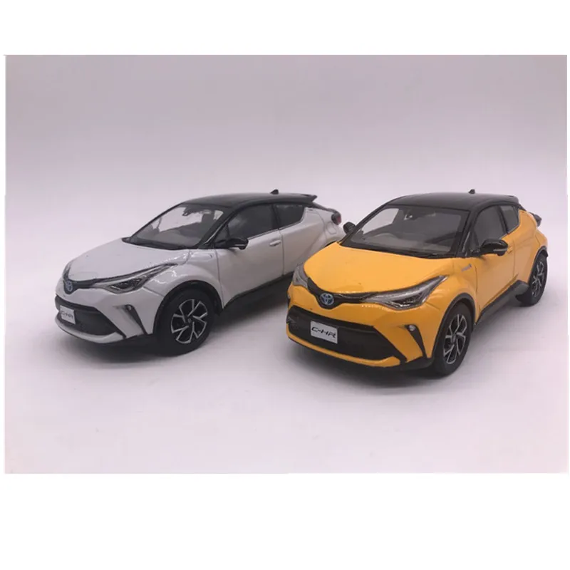 Дефектная модель автомобиля без коробки 1:30 Toyota CHR SUV коллекция моделей игрушечных автомобилей из сплава