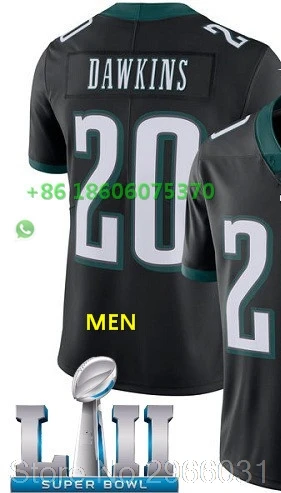 For men Philadelphia s патч Супер Мужские взрослые Джерси 17 Alshon Jeffery 20 Brian davkins 27 Malcolm Jenkins 56 Chris Long bowl - Цвет: For men