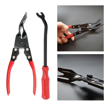 

Door Removal Plier Trim Lock Tools Decal Steel Comfortable grip 2pcs Auto Car