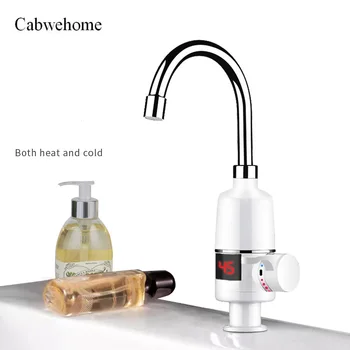 

220V Instant Tankless Electric Water Heater Faucet Kitchen shower Heating Tap Instantaneous Calefactor Water Heater 3000W