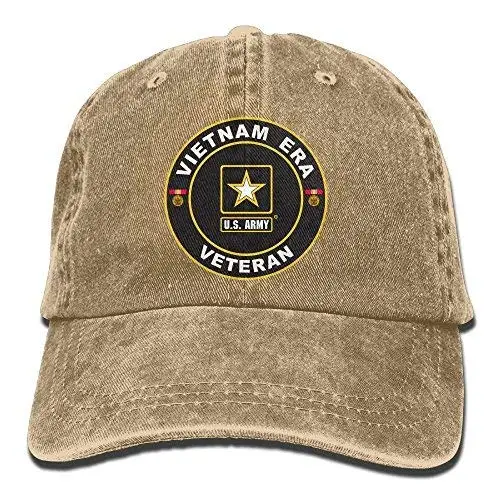 Ретро США армии Вьетнама Эра Vet era n джинсовая ковбойская бейсбольная кепка регулируемая Классическая модная кепка