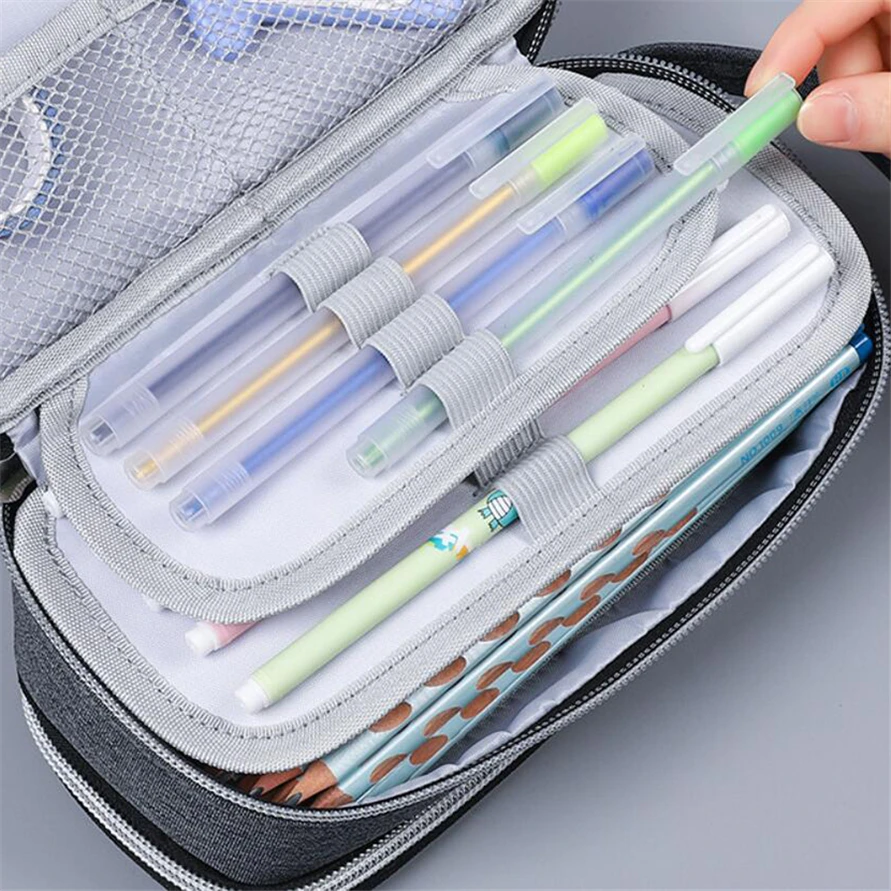 Pencil Case Aesthetic School Supplies Large Capacity Pencilcase Estuche  Lapices Astuccio Draw Pen Case Trousse Cute Pencil Box - AliExpress