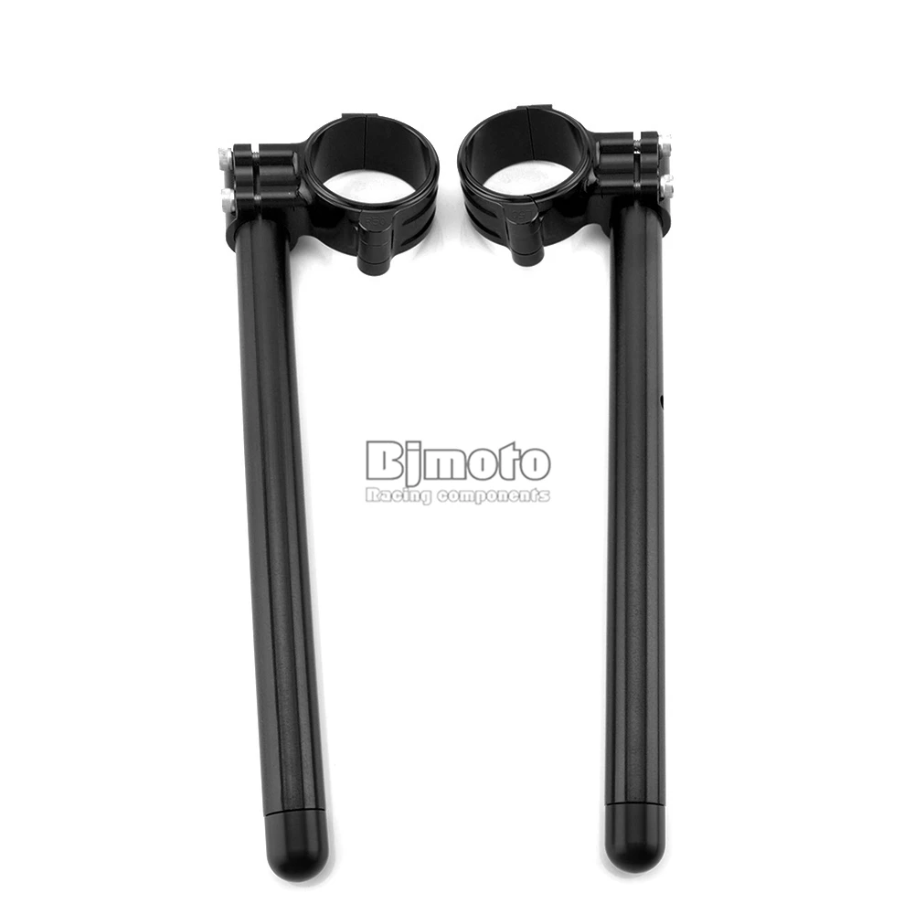 BJMOTO 7/" 22 мм руль OD мотоцикл 50 мм 55 мм Зажим На Руль Riser Clipon руль ручка бар ручки