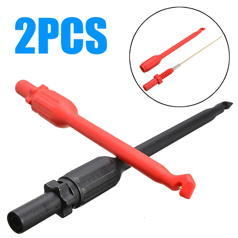 

ZIBOO ZB-T12S Automotive Test Lead Kit Piercing Clip Puncture Red Black 160*16mm Instrument Parts&Accessories Probe Wire Power