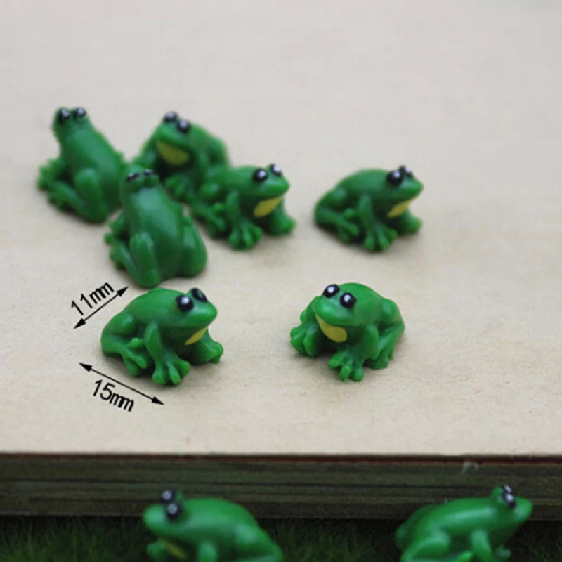 1:12 Scale Green Ceramic Frog Tumdee Dolls House Garden Animal Pet Ornament C 