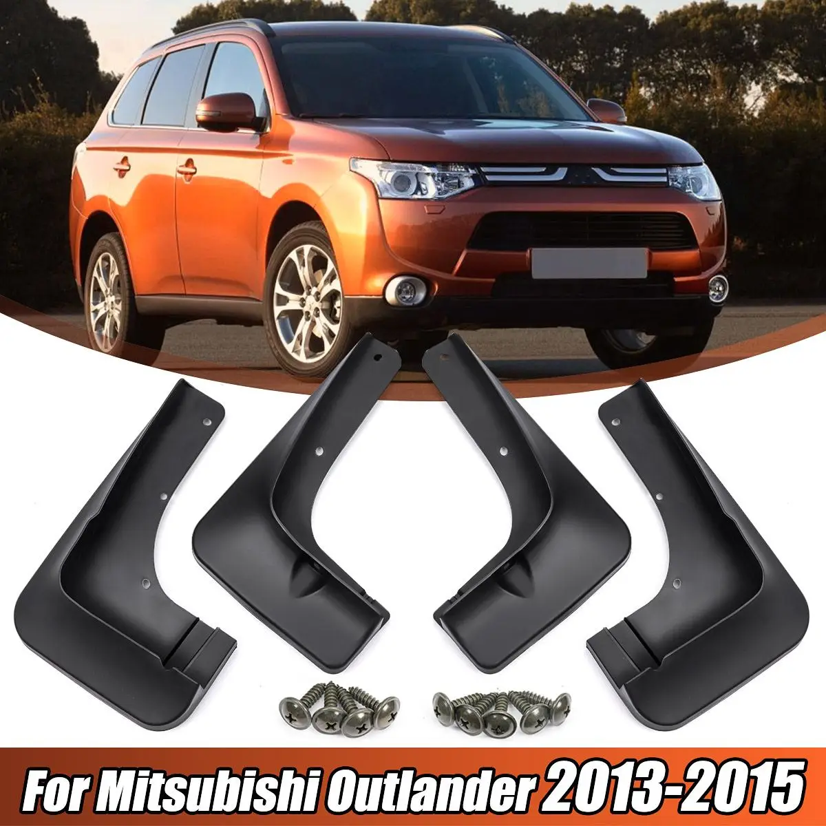 Спереди и сзади брызговики брызговик для крыло для Mitsubishi Outlander 2010 2011 2012 2013