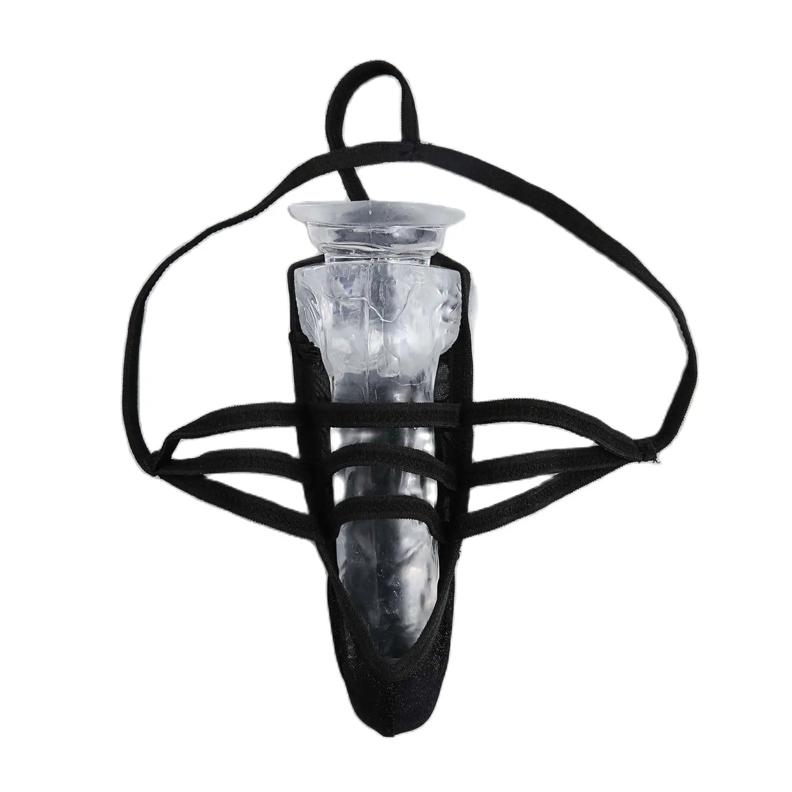Male Underwear CLEVER-MENMODE Men Sexy Lace Up Penis Pouch G String Underwear Men's Thong Open Front Panties Fetish Jockstrap Erotic Lingerie
