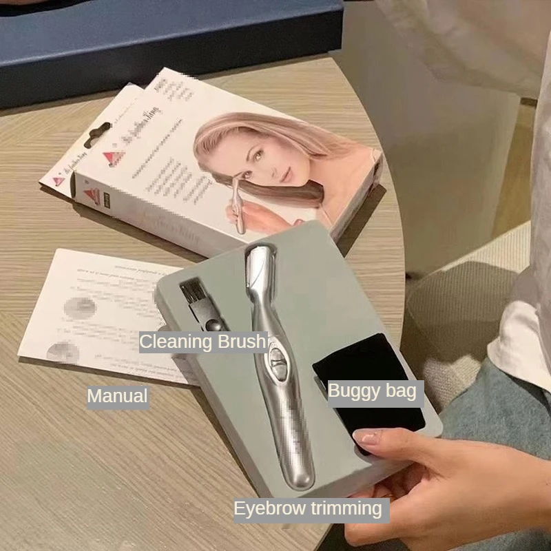 Unisex Electric Eyebrow Trimmer Small Portable Razor Multifunction Shaving Instrument Hair Removal Safety Beauty Tools | Красота и