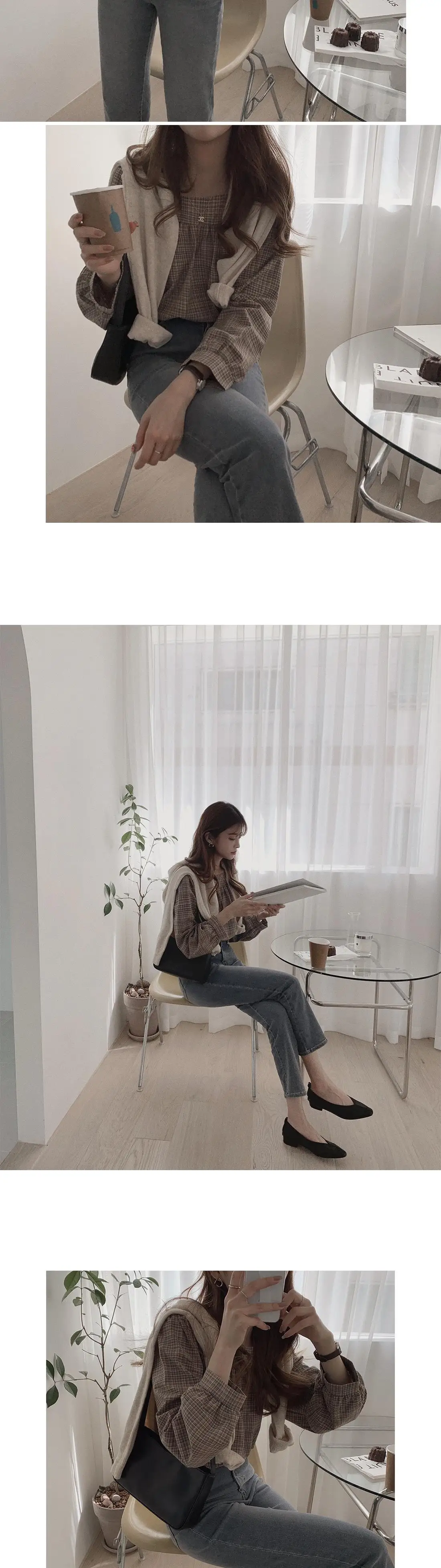 Plaid New Womens Blouses Summer Tops Femme Casual Women Shirt Long Sleeve Cotton Girls women Blouse New Blusas Solid Loose