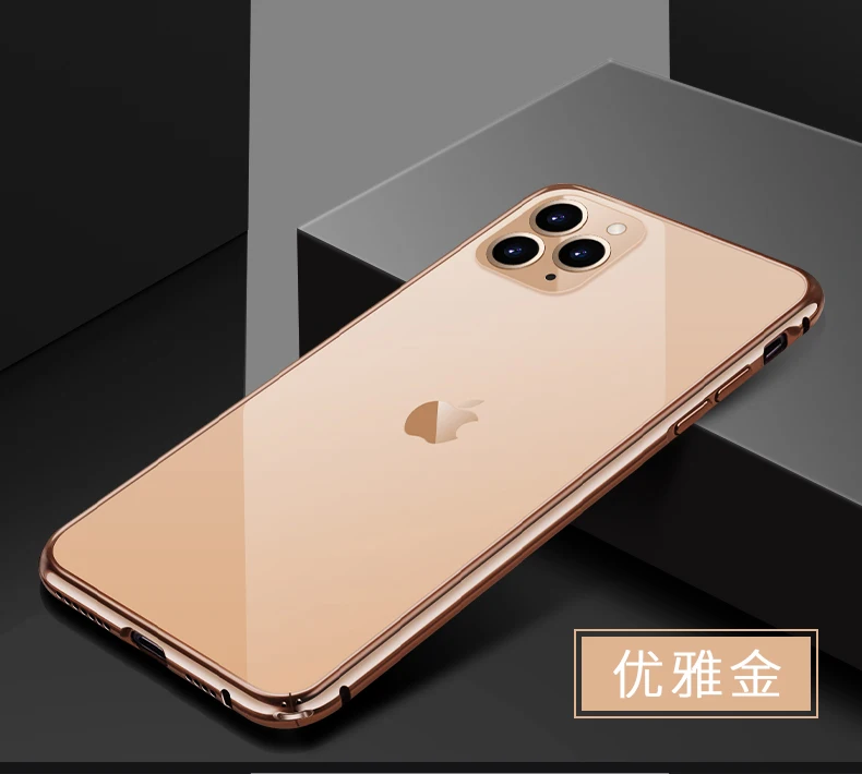 Для iphone 11 pro чехол роскошный цветной алюминиевый бампер чехол для iphone 11 pro max чехол для iphone xr xs max чехол с металлической рамкой