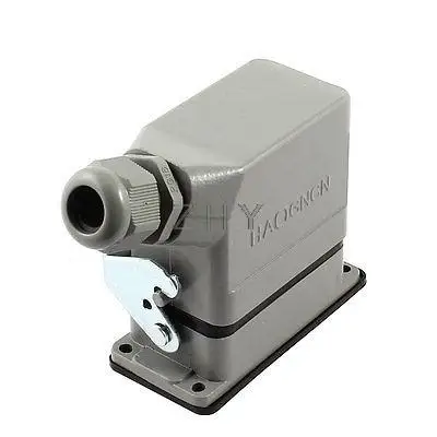 

PG16E 22.5mm Thread Dia Socket 10 Pin Bulkhead Mounted Cable Connector 15A 600V