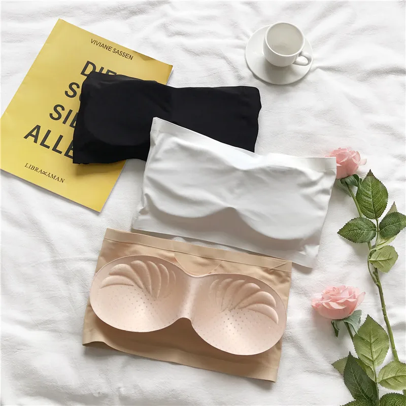 Женский бюстгальтер без бретелек Obrix милый удобный укороченный топ в