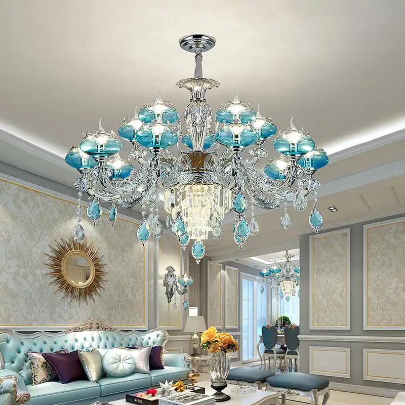 red chandelier modern