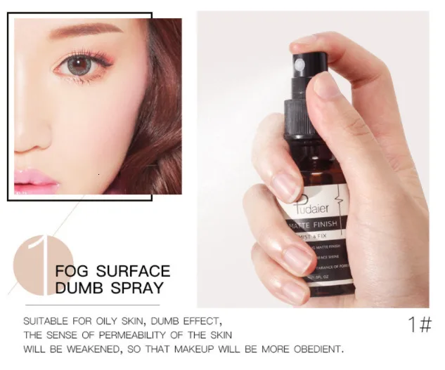 Макияж для лица профессиональный макияж Fix Foundation Matte Dewy Finish увлажняющий тоник спрей макияж установка спрей контроль над маслом - Цвет: 01