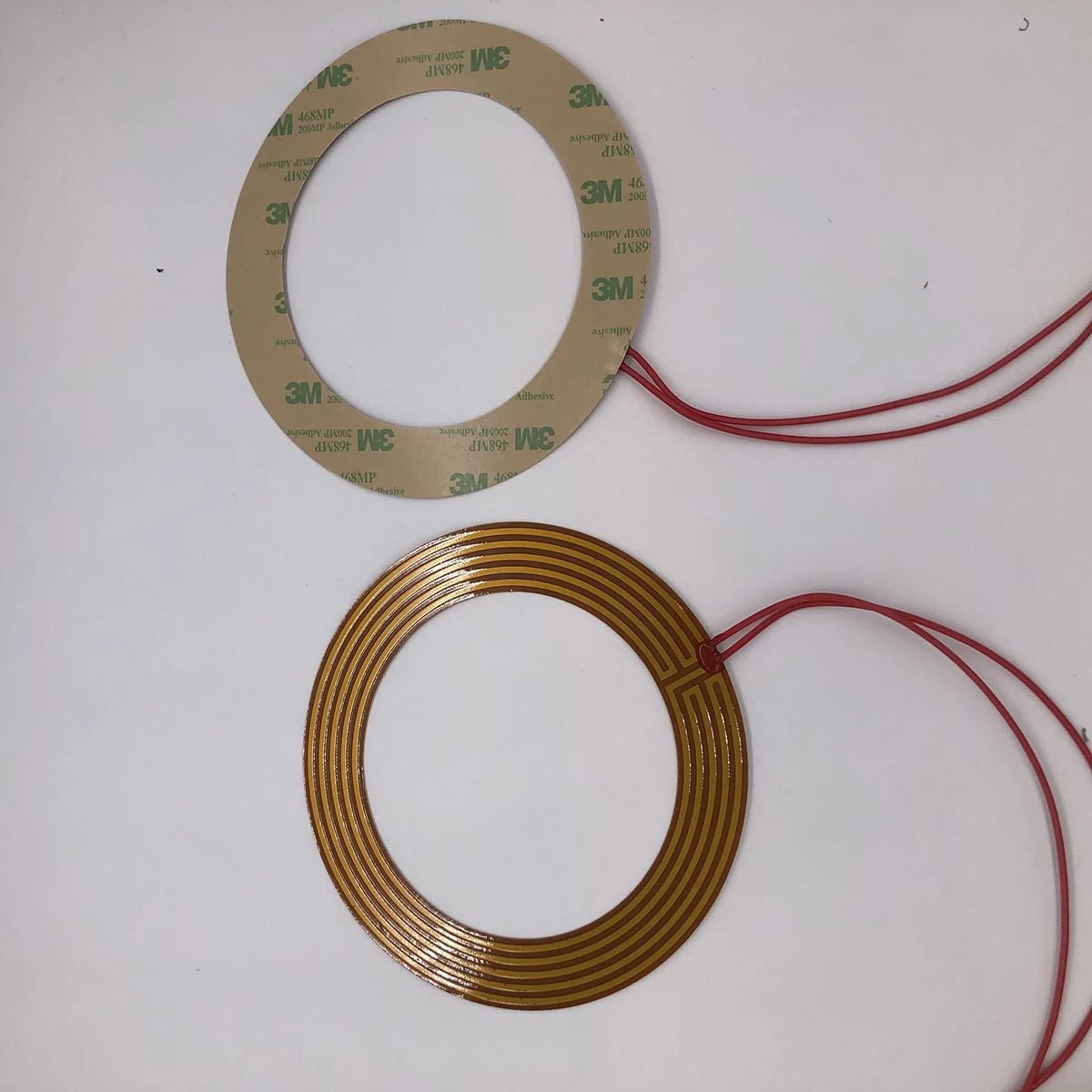 

PI heater that has 100mm inner diameter and 140mm outer diameter.12V 15W element heating Print PI film polyimide heater heat