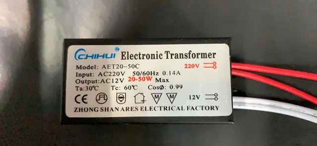 1 piece 3 years warranty Metal electronic transformer driver for 12V 20W 160W 250W LED light bulbs Driver Power Supply 20-50w
