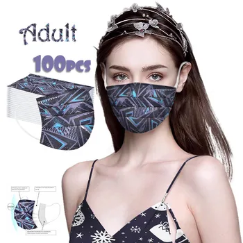 

Fashion Dustproof Protective Camouflage Disposable Mask Adult Health Care Safety Air Fog masque jetable Breathable Mask maschere
