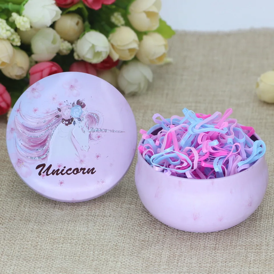 Horse 320pcs Spring Isnice, 1000 шт., повязка на голову с цветком, яркие цвета, резинки, фартук, галстук, сильный, постоянно тянется, маленькая повязка для волос - Цвет: Horse 320pcs Spring
