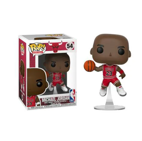 

FUNKO POP Basketball star Michael Jordan # 54 Flying man Vinyl Action Figure Collectible Model Toy for Children Christmas Gift