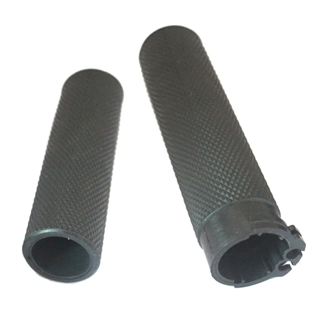 2pcs Black 1'' Motorbike Antiskid Handlebar Grips Fit  Glide 883 1200 X 48