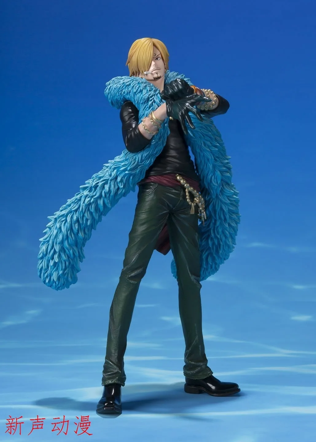 

Anime One Piece 20 Anniversary Anniversary Ver Blue Warpaint And Straw Hat Mission Sanji Xiangjishi Garage Kit