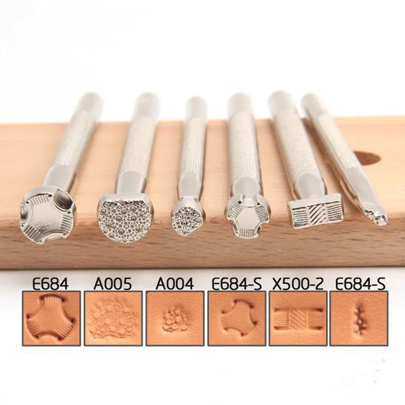 Carving tool leather tool leather stamp punch Leather working saddle making tools carving leather craft stamps 1Pcs stamping embossing mold
