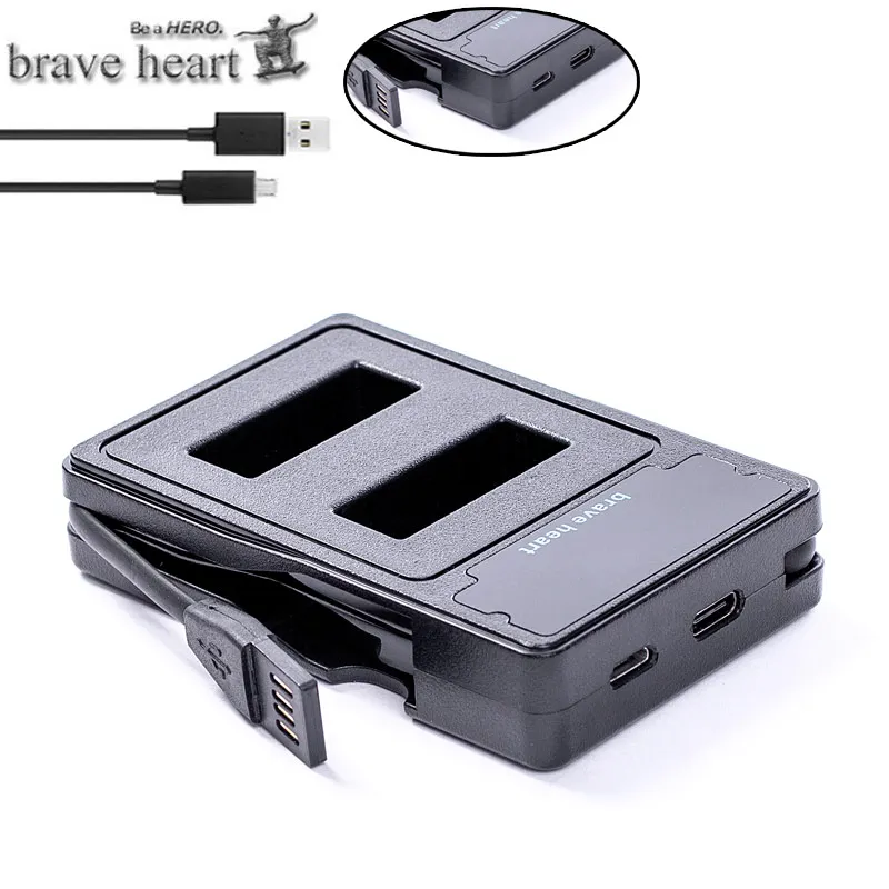 Bateria Go pro hero 5 hero 6 hero 7 Аккумулятор Akku+ TYPE-C зарядное устройство для GoPro hero 5 GoPro hero 6 7 черный Аккумулятор для камеры