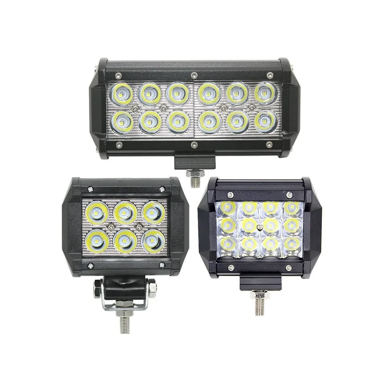 ANBLUB 3," 6,5" 12V 24V внедорожный светодиодный светильник бар Точечный светильник 18W 36W Светодиодный рабочий светильник для грузовой автомобиль внедорожник ATV 4WD вождения светильник