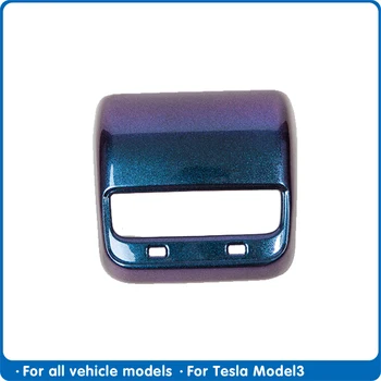 

FDIK Model3 Car Back Air Vent Outlet Cover Trim For Tesla Model Y 3 Accessories Interior Starry Sky Gradient Three 2020 New