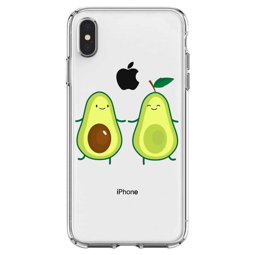 TPU Мод мультфильм милые летние фрукты, авокадо Мягкий силиконовый чехол для телефона для iPhone 11 Pro MAX XR XS X SE 5 6 6S 7 8 плюс пар - Цвет: TPU