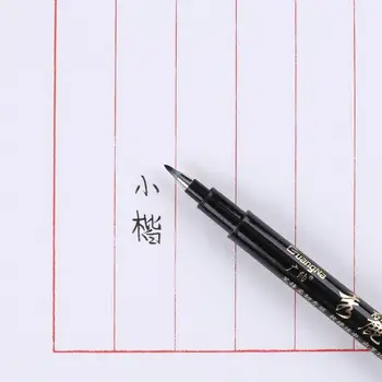 

1/4/6/9pcs Plastic Calligraphy Pen Hand Lettering Pens Marker Brush Art Ink Drawing For Writing Pens Black Pens Lettering M R0F8